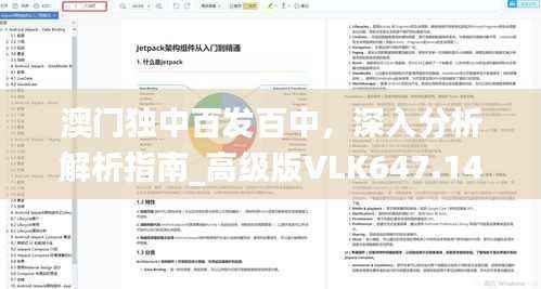 澳门独中百发百中,深入分析解析指南_高级版VLK647.14