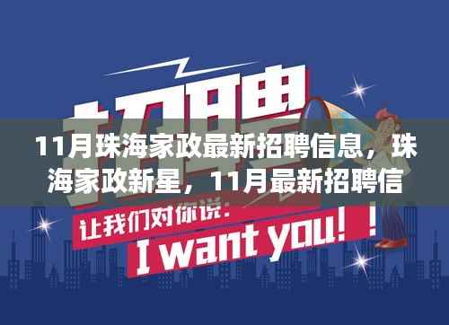 珠海家政新星启航,11月最新招聘信息,开启人生新篇章