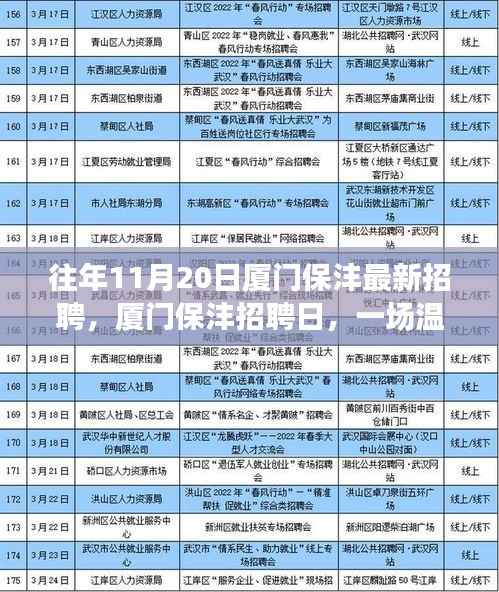 厦门保沣招聘日,温馨求职奇遇记