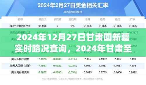 2024年甘肃至新疆路况实时更新,高效出行,无忧旅程
