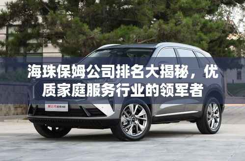 海珠保姆公司排名大揭秘，优质家庭服务行业的领军者
